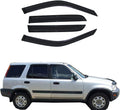 Wind Deflector Compatible with 1997-2001 Honda CRV Smoke Sun/Rain Guards Window by GLDIFA