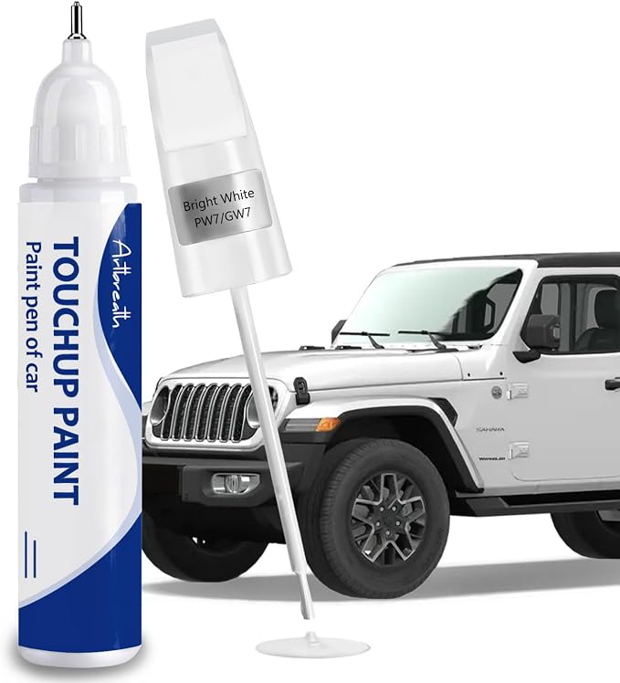 Bright White Touch Up Paint for JEEP-Exact Match–Chips and Nicks Paint Pen of by Artbreath
