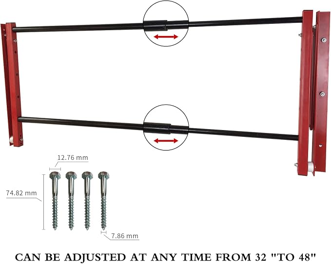 ROBLOCK Folding Tire Wheel Rack Wall Mount Multi-Tire Spare Carriers Garage x - Image 4