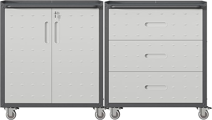 Metal Tool Cabinet, Garage Storage Cabinet System, Wall Cabinet & Locking by VIYET
