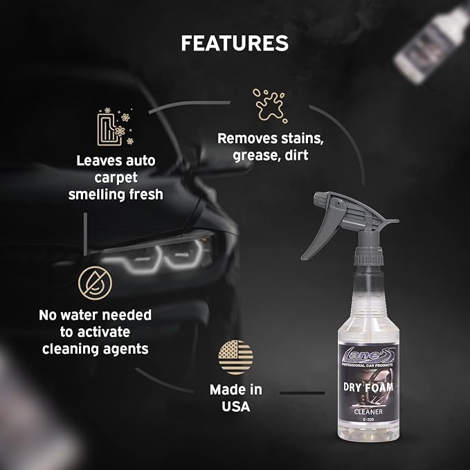 LANE'S Carpet Cleaner Spray- Carpet Cleaner Foam, Removes Odor, Fights Tough - Image 2