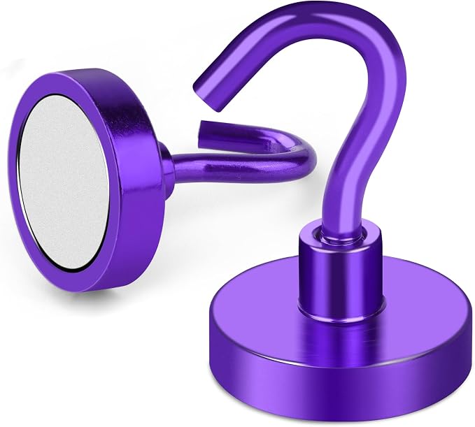 MIKEDE Magnetic Hooks, 40Lbs+ Heavy Duty Magnet Hooks - Image 6