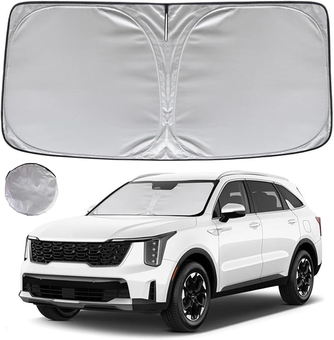 KAYZT Windshield Sun Shade for 2021-2025 2026 Kia Sorento Foldable Sunshade by KAYZT
