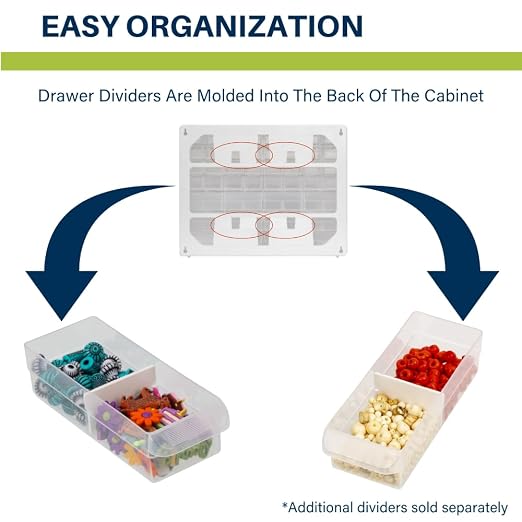 Akro-Mils 64-Drawer Plastic Drawer Storage Cabinet - Image 5