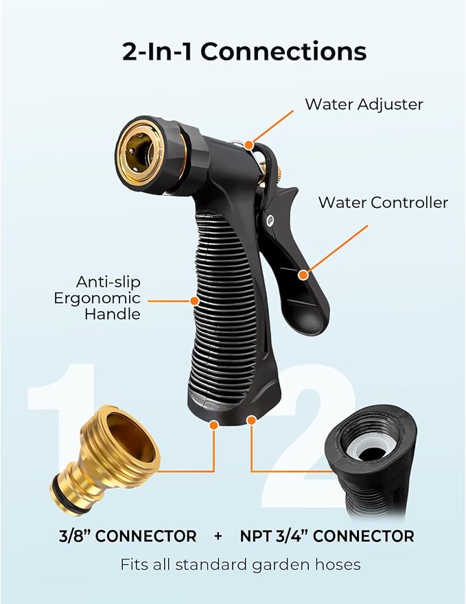 Car Wash Foam Gun + Microfiber Wash Mitt - Image 4