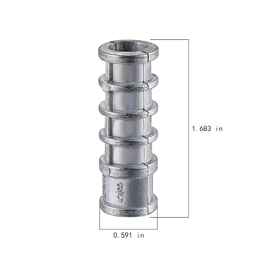 Wensilon 3/8 * 1-3/4 Lag Shield Anchor Long Zinc Alloy Bolts Concrete Anchors - Image 2