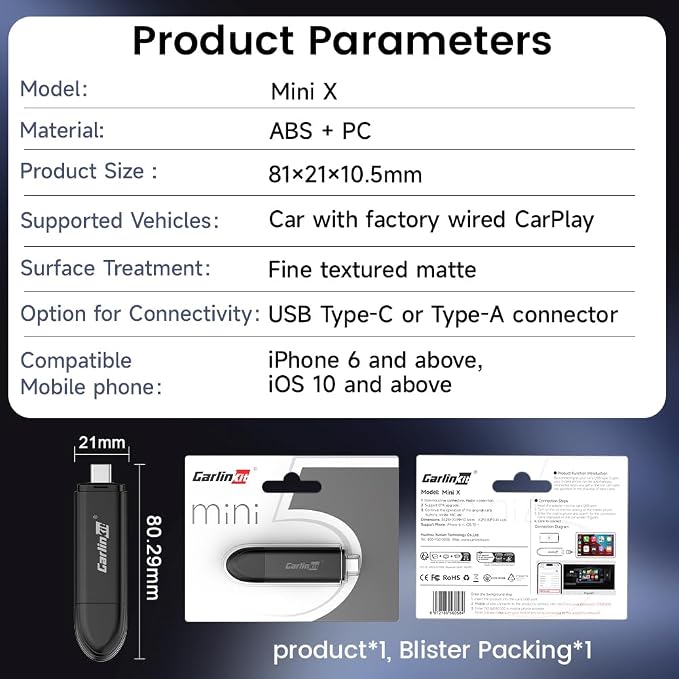 CarlinKit CarPlay Wireless Adapter MiNi SE 2025 - Image 8