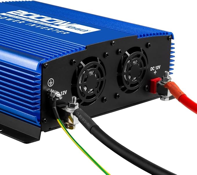 2000W Continuous/ 4000W Peak Power Inverter 3 AC Outlets 12V to 110V Car - Image 4