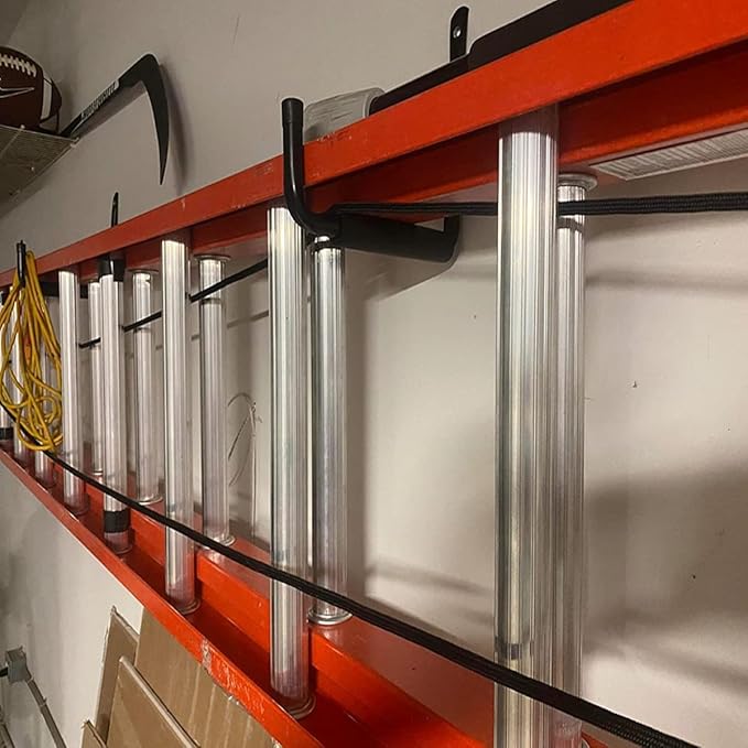 8 Pack Wall Mount Storage Hooks, 9.6IN Garage Utility Hanger - Image 3