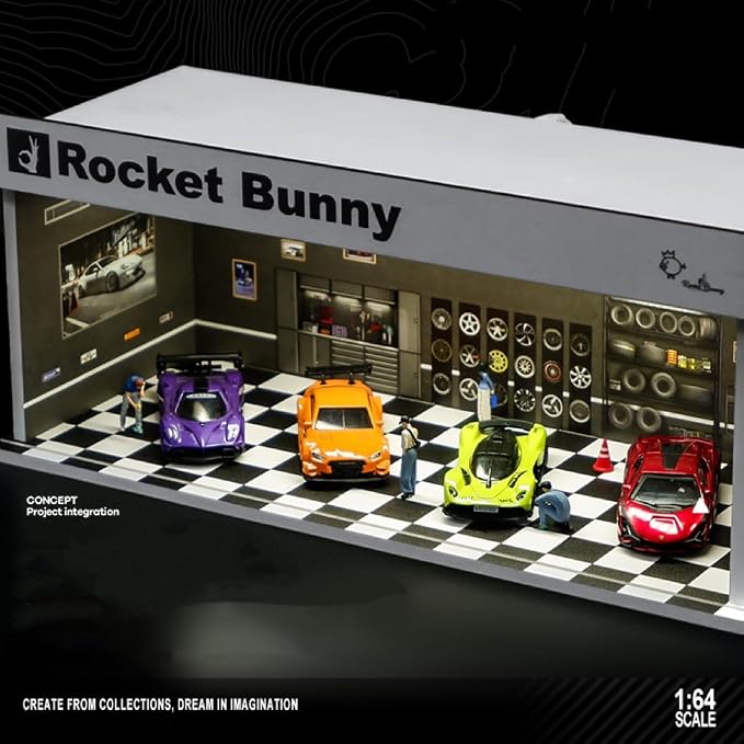 Display Case for Hot Wheels: Stackable Parking Garage for 1/64 Scale Matchbox - Image 3