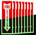 Madrigal Fire Extinguisher Glow in the Dark Sticker Sign, fire extinguisher sign by Unknown