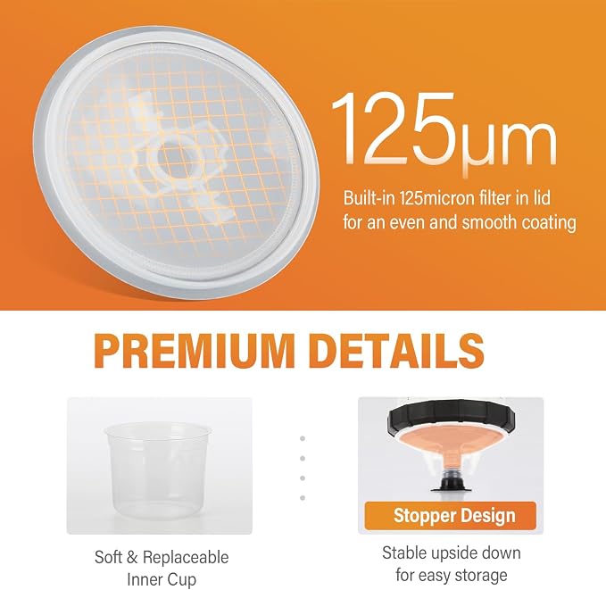 Disposable Paint Spary Gun Cups, Spray Paint Cup Kit - Image 3