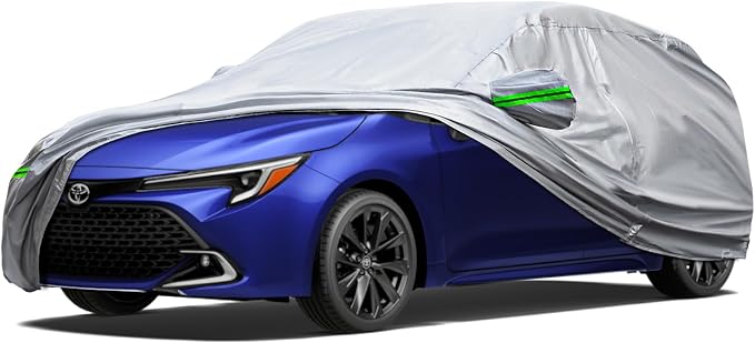 KEYOOG 6-Layer Full Car Cover is All-Weather Waterproof, All Seasons, Snow by KEYOOG