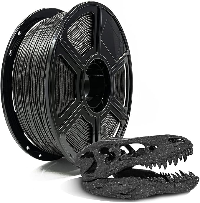 FLASHFORGE PLA Filament 1.75mm Galaxy Matte Black, 3D Printer Filament by FLASHFORGE