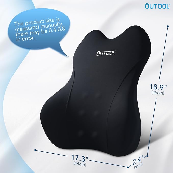 QUTOOL Lumbar Support Pillow for Car, Truck Accessories Travel Essentials - Image 8