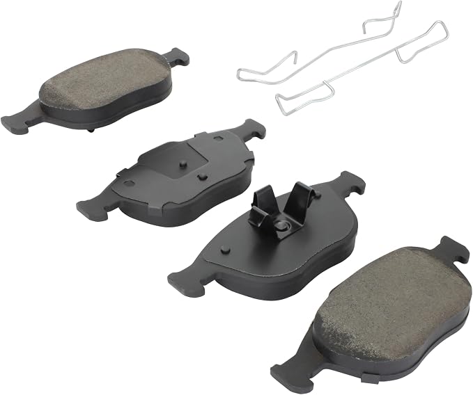Premium Semi-Metallic Front Brake Pads Compatible - Image 2