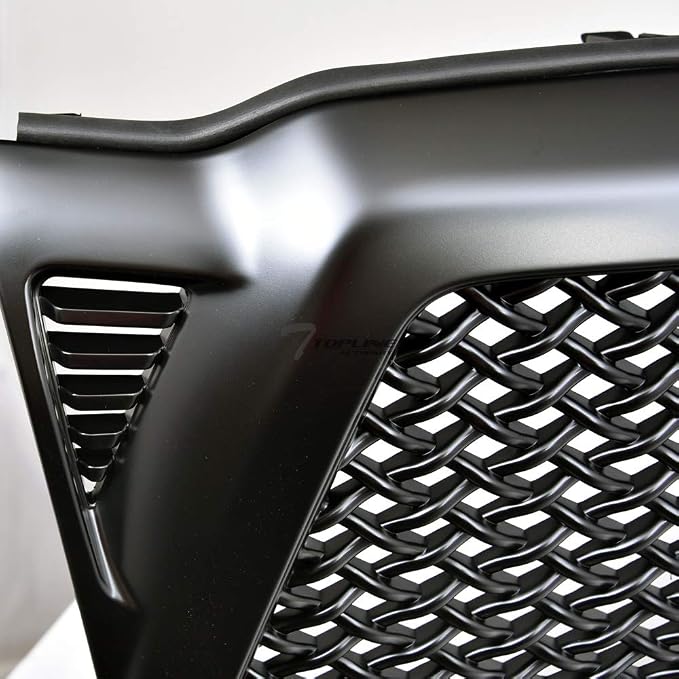 Matte Black Dragon Mesh Front Hood Bumper Grill Grille Gurad Guard ABS - Image 5