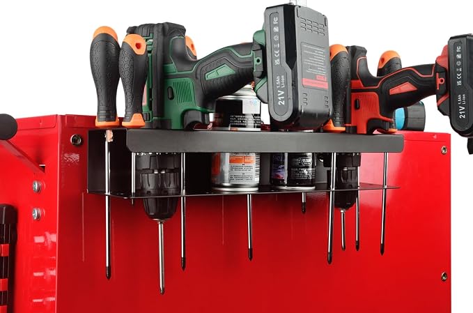 ULIBERMAGNET Power Tool Organizer Rack, Magnetic Heavy Duty Drill Holder - Image 7