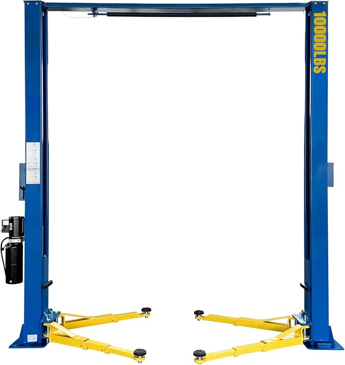 110V Two Post Car Lift 10, 000 LBS Overhead Heavy Duty 2 Posts Auto Hoist Truck - Image 8