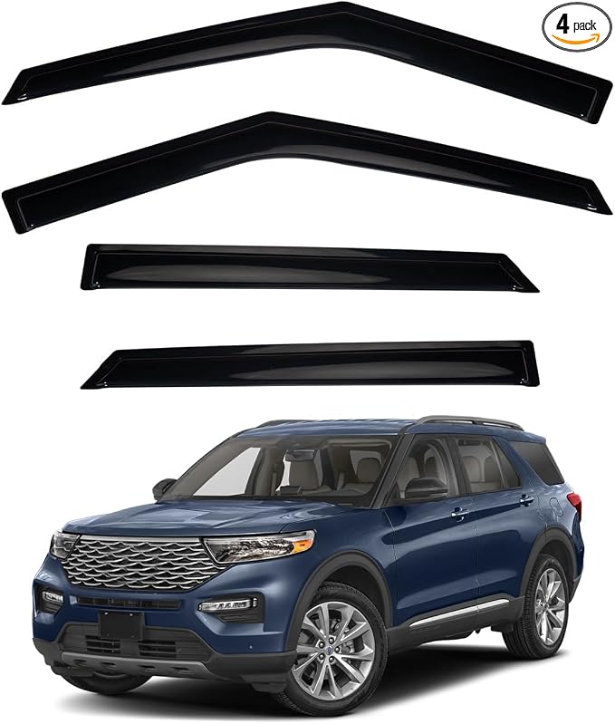 4pcs Window Visors Compatible by LQQDP