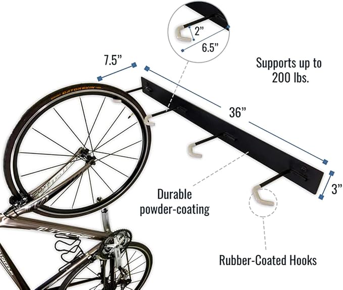 4 Bike Rack for Garage - Image 3