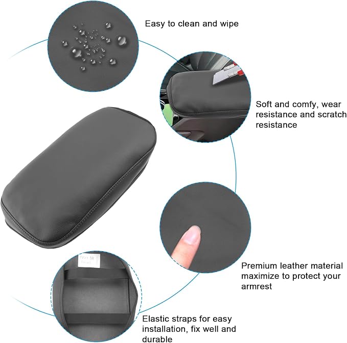 SXCY for 2022-2025 Grand Cherokee Armrest Cover for Jeep Grand Cherokee 2025 - Image 5