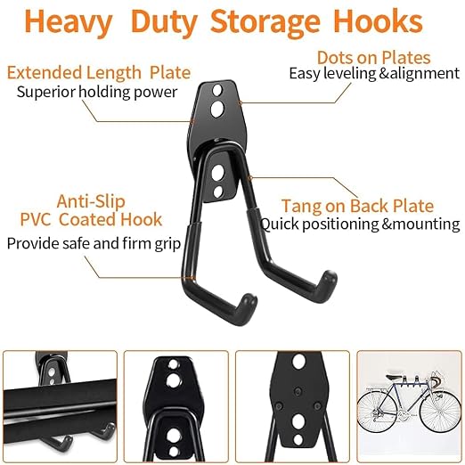 3-H Heavy Duty Garage Hooks - Image 7