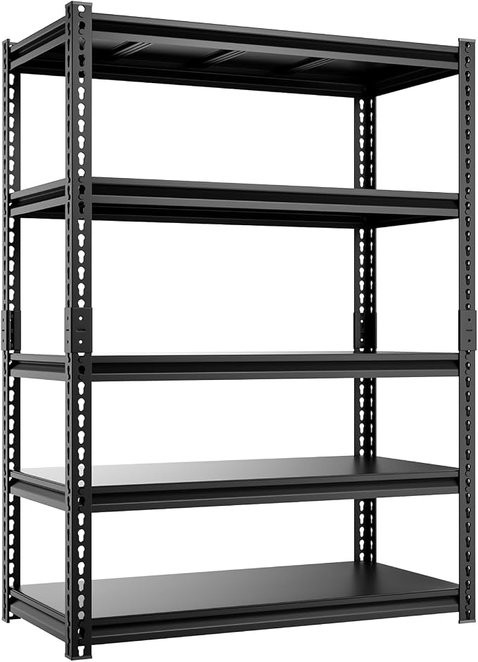 5-Tier 35" W X 18" D X 72" H Garage Shelving 2500LBS Heavy Duty Shelving by cynnda