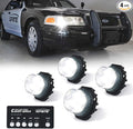 Xprite 4PCS LED Hideaway Strobe Lights Kit by XPRITE