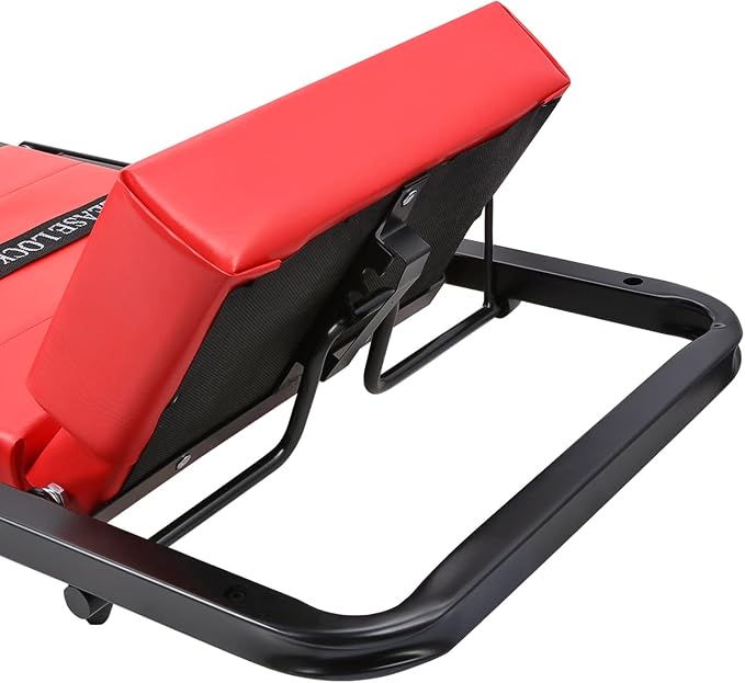 DNA Motoring TOOLS-00192 48" 2 IN 1 Folding Rolling Garage Shop Creeper Roller - Image 7