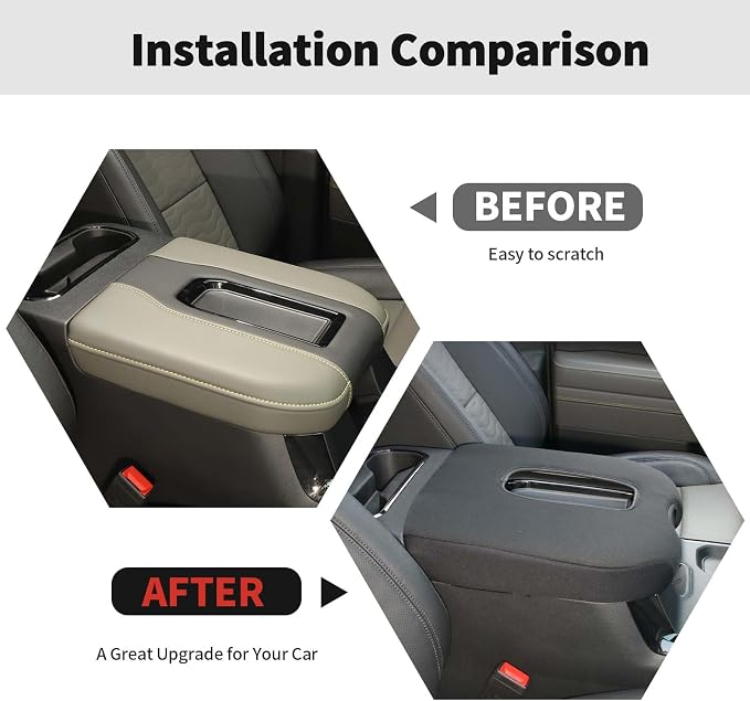 RT-TCZ Armrest Box Pad Cover Compatible - Image 2