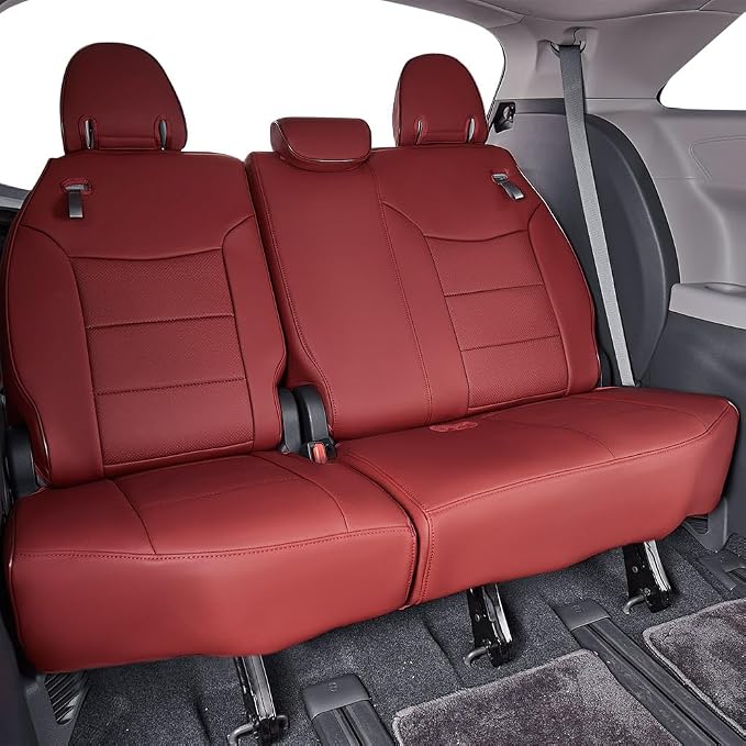 EKR Sienna Seat Covers for 2021 2022 2023 2024 2025 Toyota Sienna LE, 8 Seats - Image 5