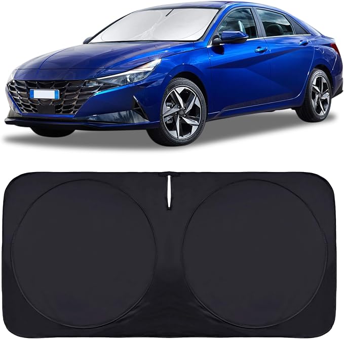 Sun Shade Sunshade Custom Fit for 2017-2020 Hyundai Elantra Accessories by INSAUTO