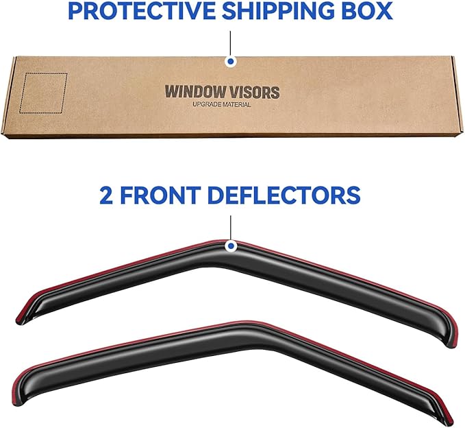 in-Channel Window Visors Rain Guards Shield - Image 5
