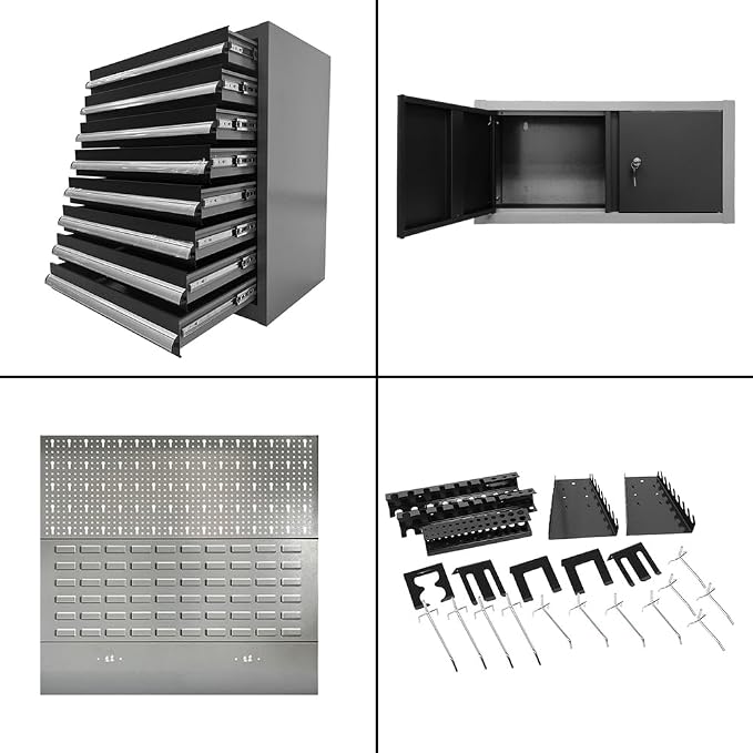 Metal Garage Cabinet Set, Heavy Duty - Image 8