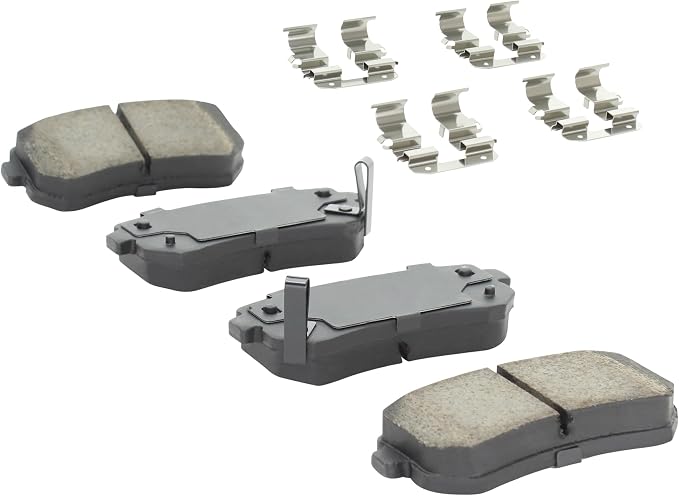 Premium Semi-Metallic Rear Brake Pads Compatible - Image 2