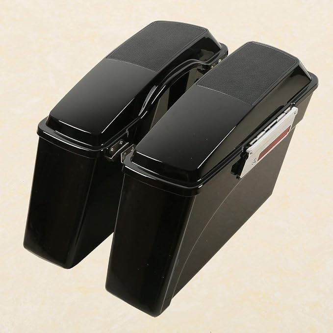 XFMT Hard Saddlebags Speaker Lid + Chrome Conversion Brackets - Image 2