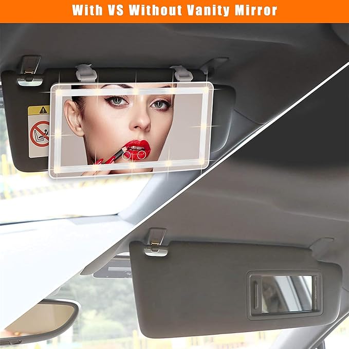 Car Sun Visor Vanity Mirror, Makeup Mirror - Image 3