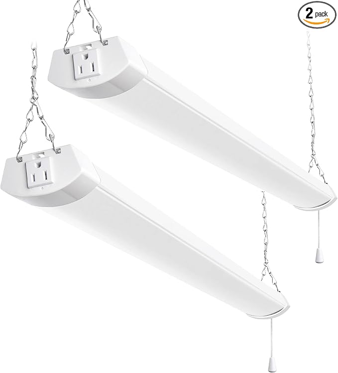 hykolity 4FT 120W LED Shop Light Linkable, 5000K Utility Shop Lights by hykolity