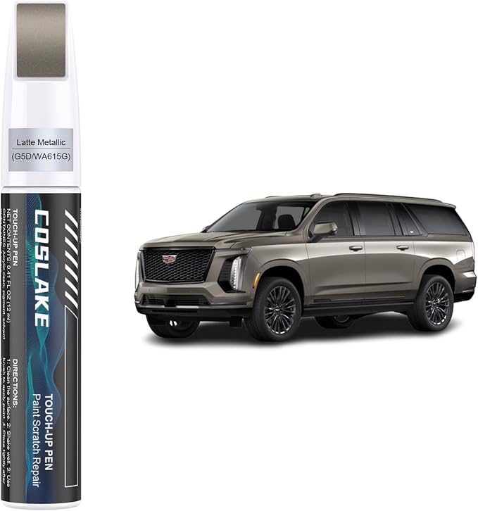 Car Touch Up Paint) for Cadillac, Car Paint Scratch Repair Kit, Quick & Easy by COSLAKE