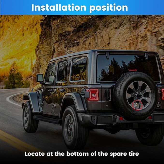 Backup Camera for Jeep Wrangler JK JKU Rubicon Sahara Sport Unlimited 2007-2018 - Image 7