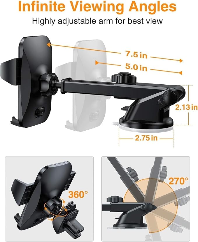 Car Phone Holder VANMASS【2025 Ultimate Military-Grade Upgraded】Suction Cell - Image 9