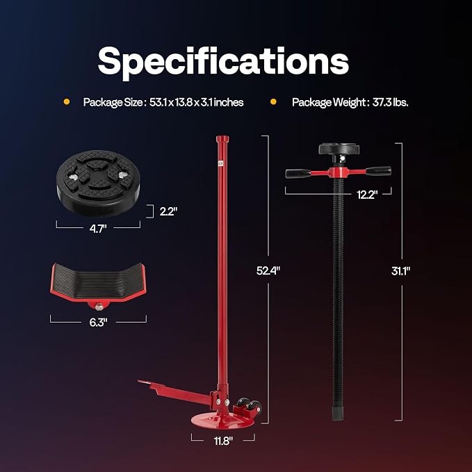 SPECSTAR Movable Underhoist Support Stand - Image 7