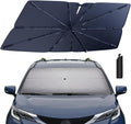 Windshield Sun Shade Umbrella for 2021-2025 Toyota Sienna Accessories: Custom by HIMUMOY