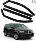 4PCS in Channel Rain Guards for 2008-2023 Dodge Grand Caravan, 2008-2016 by CHYKORLA