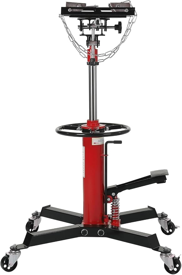 Transmission Jack 1100 LBS Hydraulic Telescoping 2-Stage Lift Jack Stand by WARMTOBABY