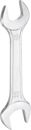 HARFINGTON Double Open End Wrench 19mm x 22mm Metric 15 Degree Offset Angle by HARFINGTON