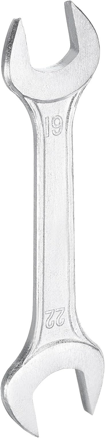 HARFINGTON Double Open End Wrench 19mm x 22mm Metric 15 Degree Offset Angle by HARFINGTON