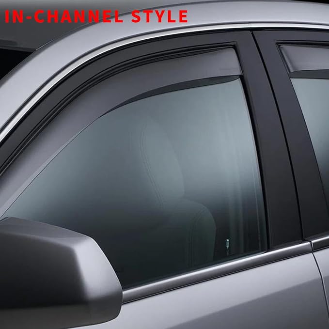 in Channel Window Rain Guards for 2019-2025 Chevy Silverado/GMC Sierra 1500 - Image 3