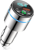 FM Transmitter for Bluetooth 5.3, PD 30W & QC3.0 18W Fast Car Charger, Wireless by RIWUSI
